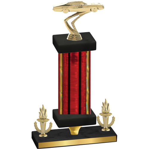 Premium Single Red Glacier Victory Cars Trophy