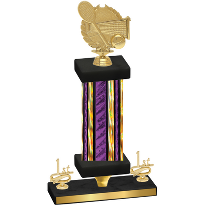 Premium Single Purple Glacier First Place Tennis Trophy