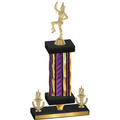 Premium Single Purple Glacier Victory Majorette Trophy