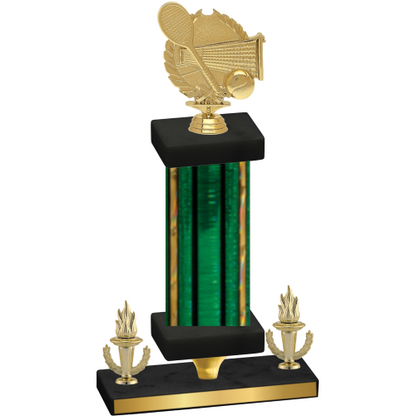 Premium Single Green Glacier Victory Tennis Trophy