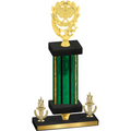 Premium Single Green Glacier Victory Pickleball Trophy