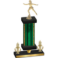 Premium Single Green Glacier Victory Skater Trophy