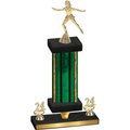Premium Single Green Glacier Year Skater Trophy