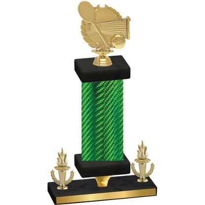 Premium Single Green Carbon Fiber Victory Tennis Trophy