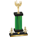 Premium Single Green Carbon Fiber Victory Victory Trophy