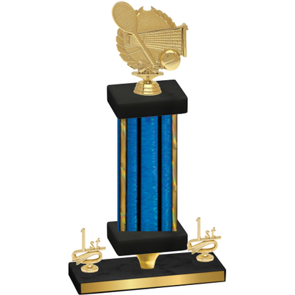 Premium Single Blue Glacier First Place Tennis Trophy