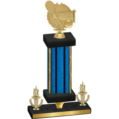 Premium Single Blue Glacier Victory Tennis Trophy