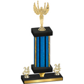 Premium Single Blue Glacier Year Victory Trophy