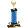 Premium Single Blue Carbon Fiber Victory Victory Trophy