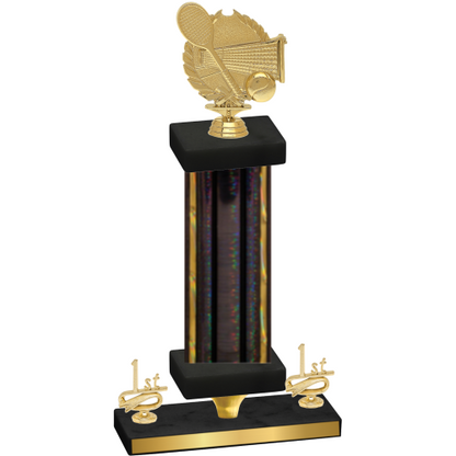 Premium Single Black Glacier First Place Tennis Trophy