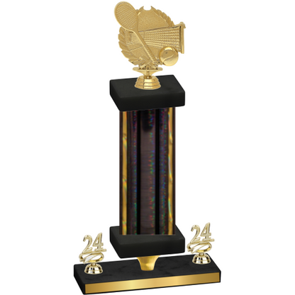 Premium Single Black Glacier Year Tennis Trophy