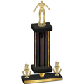 Premium Single Black Glacier Victory Wrestling Trophy