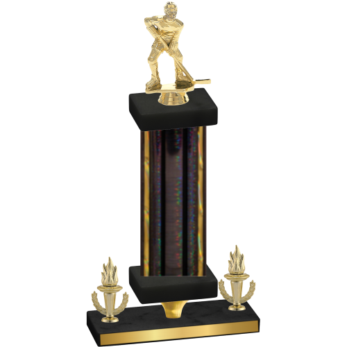 Premium Single Black Glacier Victory Hockey Trophy