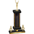 Premium Single Black Glacier Victory Victory Trophy