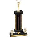 Premium Single Black Glacier Year Victory Trophy