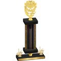 Premium Single Black Glacier First Place Pickleball Trophy
