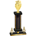 Premium Single Black Glacier Victory Pickleball Trophy