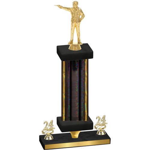 Premium Single Black Glacier Year Shooter Trophy