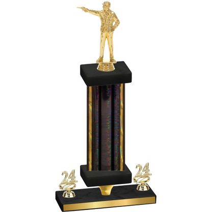 Premium Single Black Glacier Year Shooter Trophy