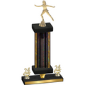 Premium Single Black Glacier Year Skater Trophy