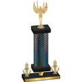 Premium Single Black Carbon Fiber Victory Victory Trophy