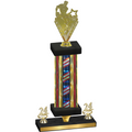 Premium Single Flag USA Year Rugby Trophy