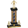 Premium Single Flag USA Victory Wrestling Trophy