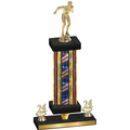 Premium Single Flag USA Year Swimming Trophy