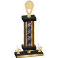 Premium Single Flag USA First Place Insert Trophy