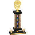 Premium Single Flag USA First Place Pickleball Trophy