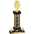 Premium Single Flag USA First Place Pickleball Trophy