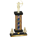 Premium Single Flag USA Victory Archery Trophy