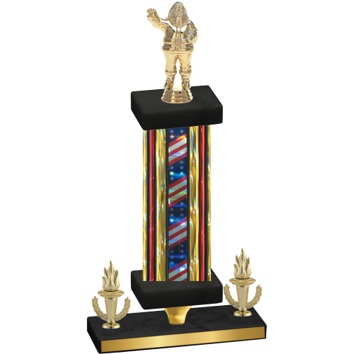 Premium Single Flag USA Victory Holiday Trophy