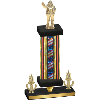Premium Single Flag USA Victory Holiday Trophy