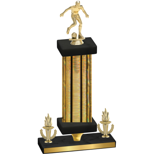 Premium Single Gold Glacier Victory Soccer Trophy