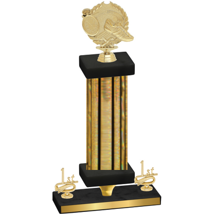 Premium Single Gold Glacier First Place Running Trophy