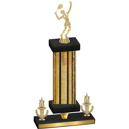 Premium Single Gold Glacier Victory Tennis Trophy