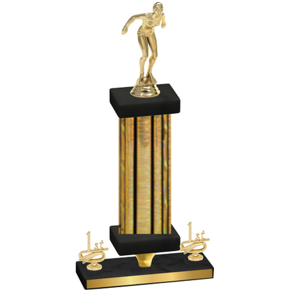Premium Single Gold Glacier First Place Tennis Trophy