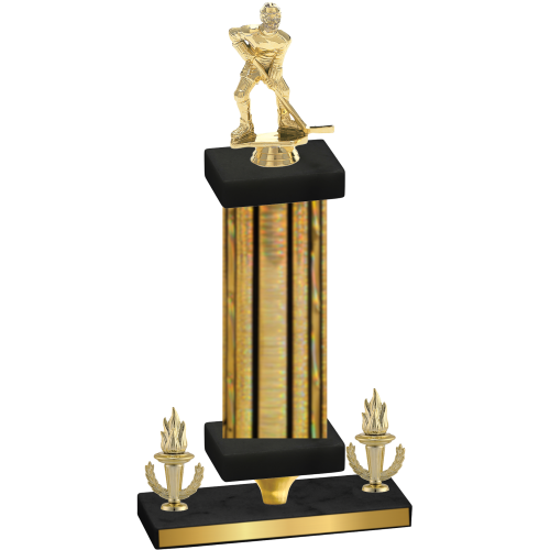Premium Single Gold Glacier Victory Hockey Trophy