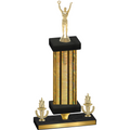 Premium Single Gold Glacier Victory Victory Trophy