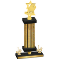 Premium Single Gold Glacier First Place Pickleball Trophy
