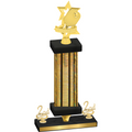 Premium Single Gold Glacier Second Place Pickleball Trophy