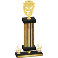 Premium Single Gold Glacier Third Place Pickleball Trophy