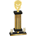 Premium Single Gold Glacier Year Pickleball Trophy