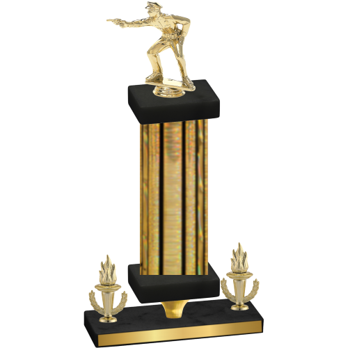 Premium Single Gold Glacier Victory Shooter Trophy