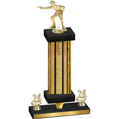 Premium Single Gold Glacier Year Shooter Trophy