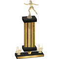 Premium Single Gold Glacier Third Place Skater Trophy