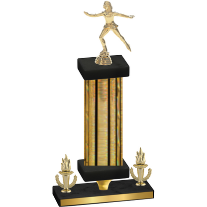 Premium Single Gold Glacier Victory Skater Trophy