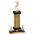 Premium Single Gold Glacier Victory Majorette Trophy