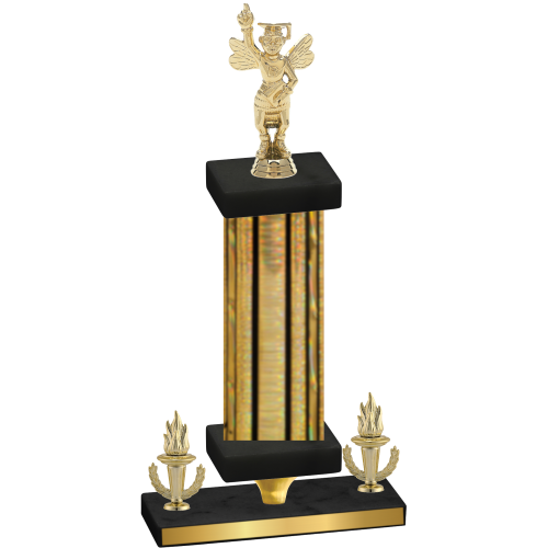 Premium Single Gold Glacier Victory Academics Trophy